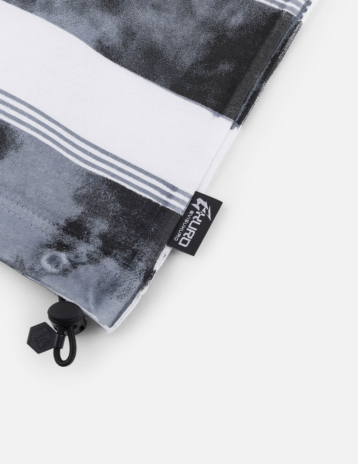 Washed Tie-Dye Stripe Loose Fit T-shirt