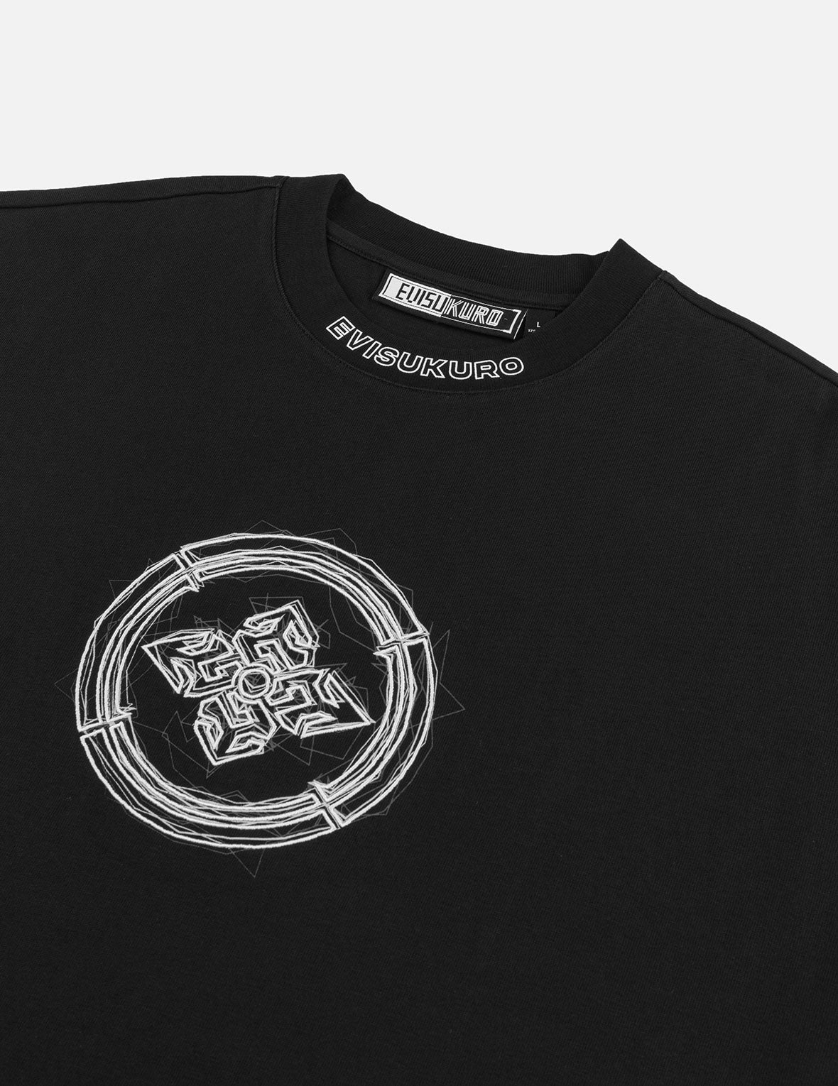 Kamon Print and Embroidery Oversized T-shirt