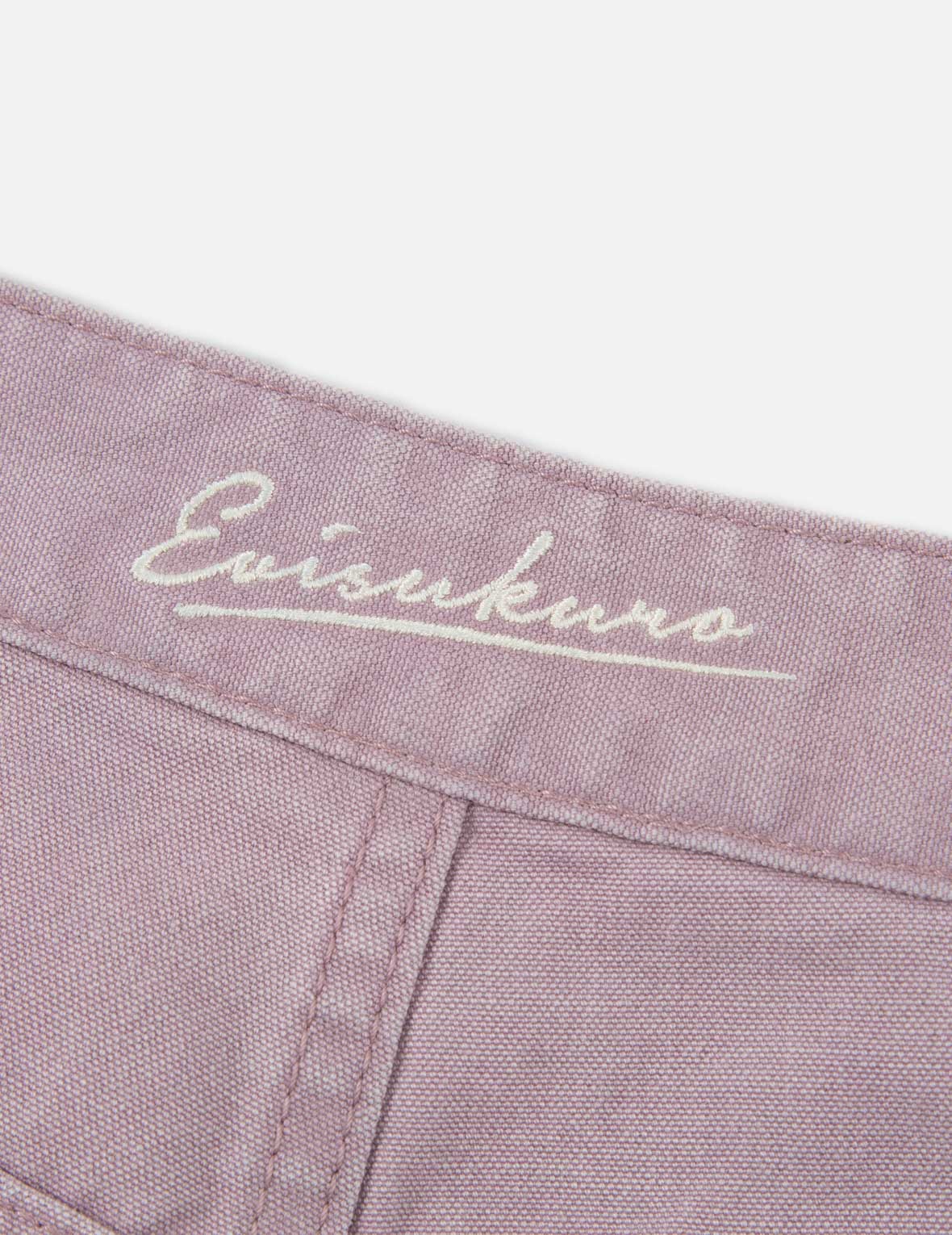 Pigment-dyed Shorts with Side Zippers