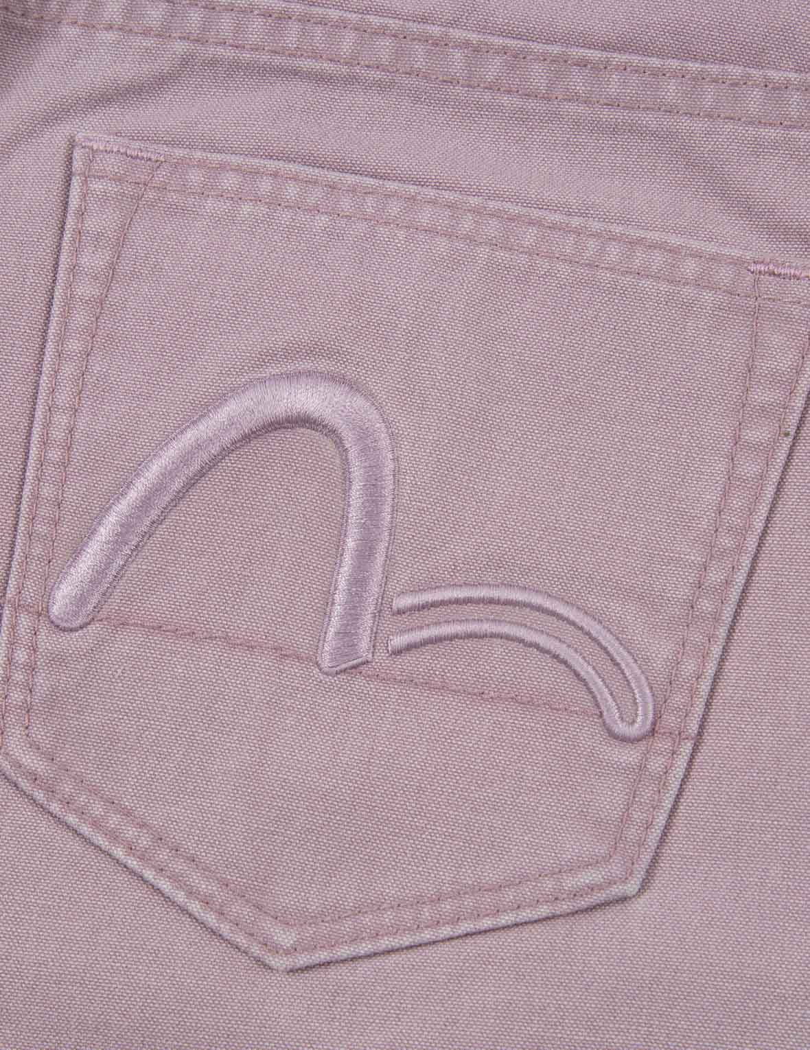 Pigment-dyed Shorts with Side Zippers