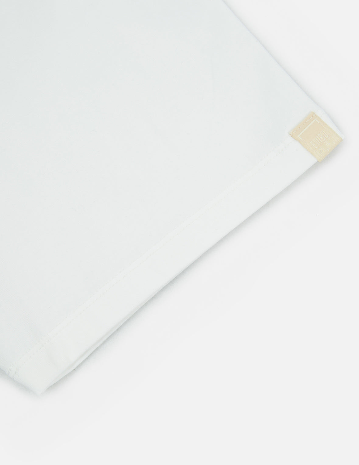Multi Logo Foil Print Asymmetric T-Shirt