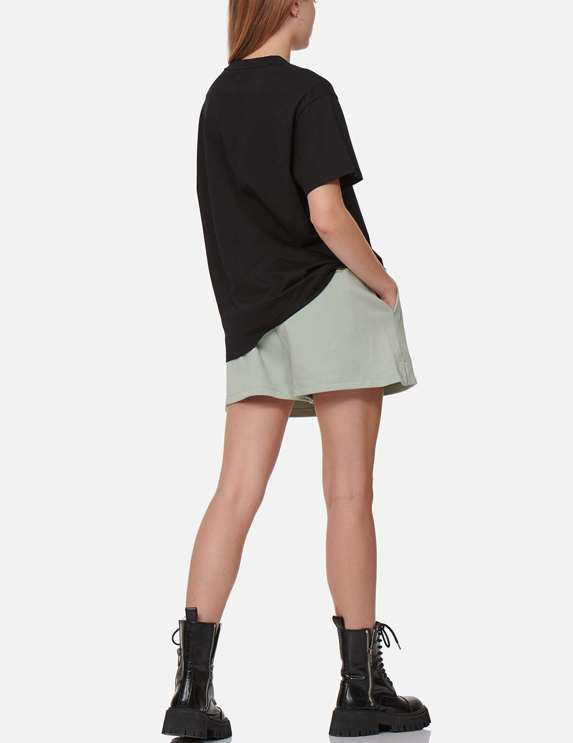 Crinkled Box Logo Print T-Shirt