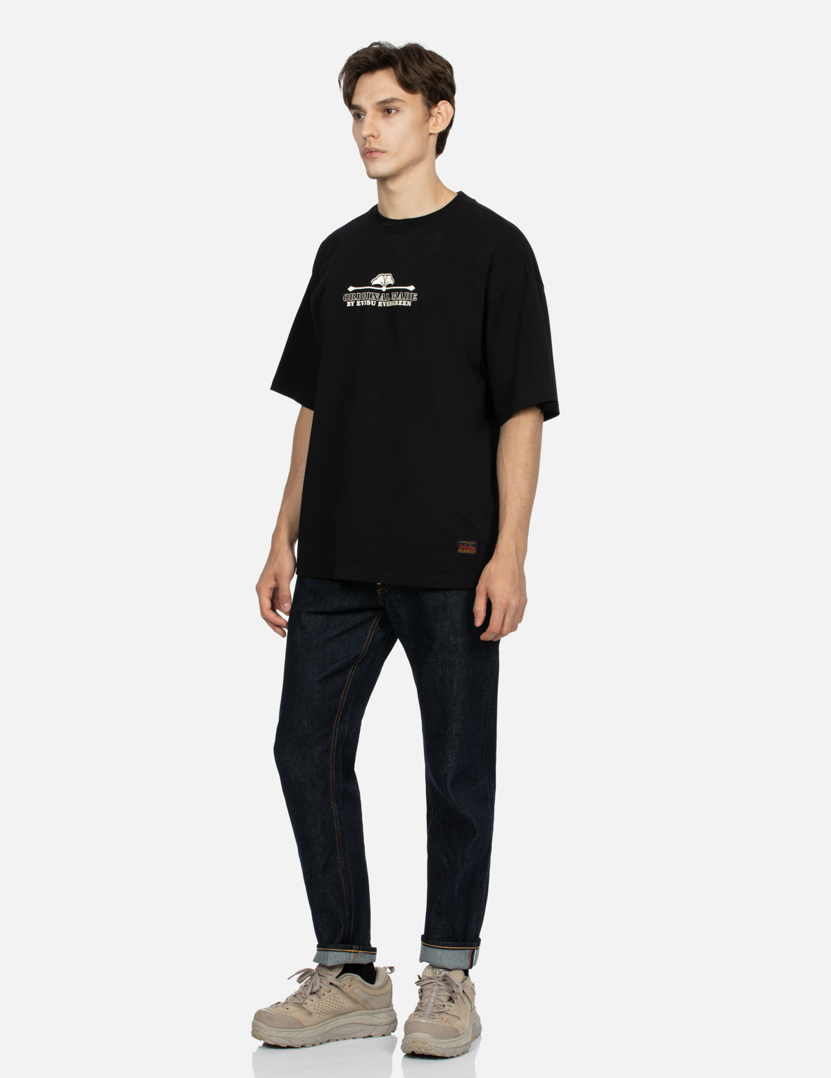 Blue Brushstroke Daicock Slim Cropped-fit Jeans