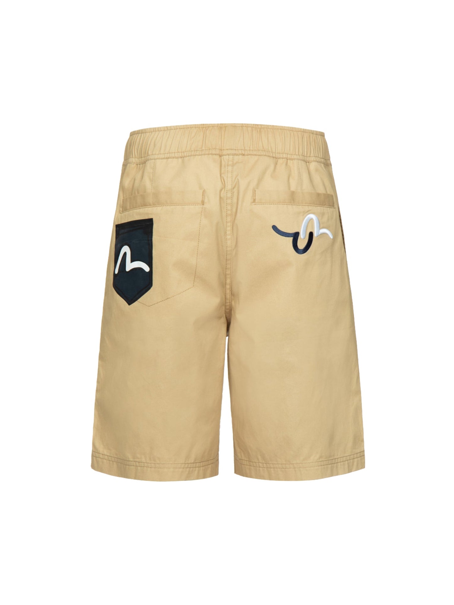 Seagull Embroidery Woven Shorts