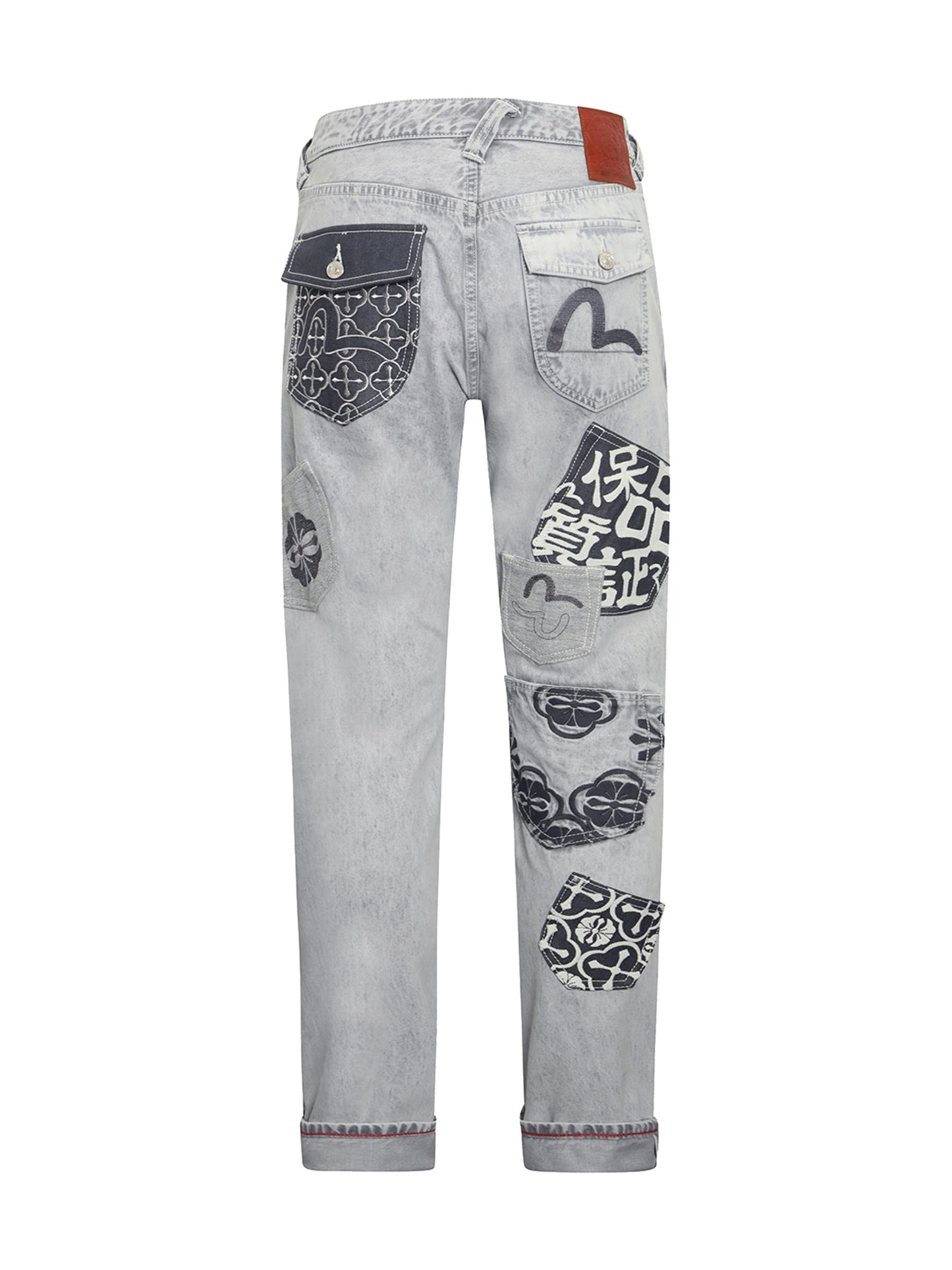 Multi-Pocket Carrot Fit Denim Jeans #2017