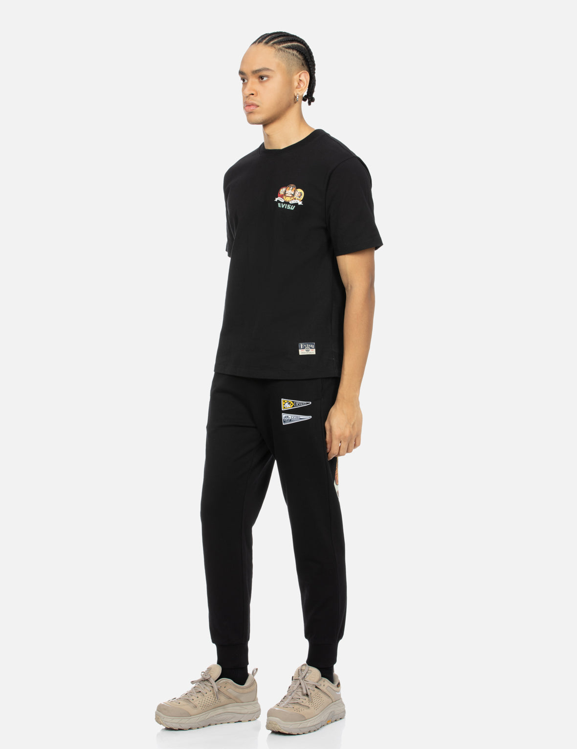 Daruma Daicock Print Regular Fit Sweatpants