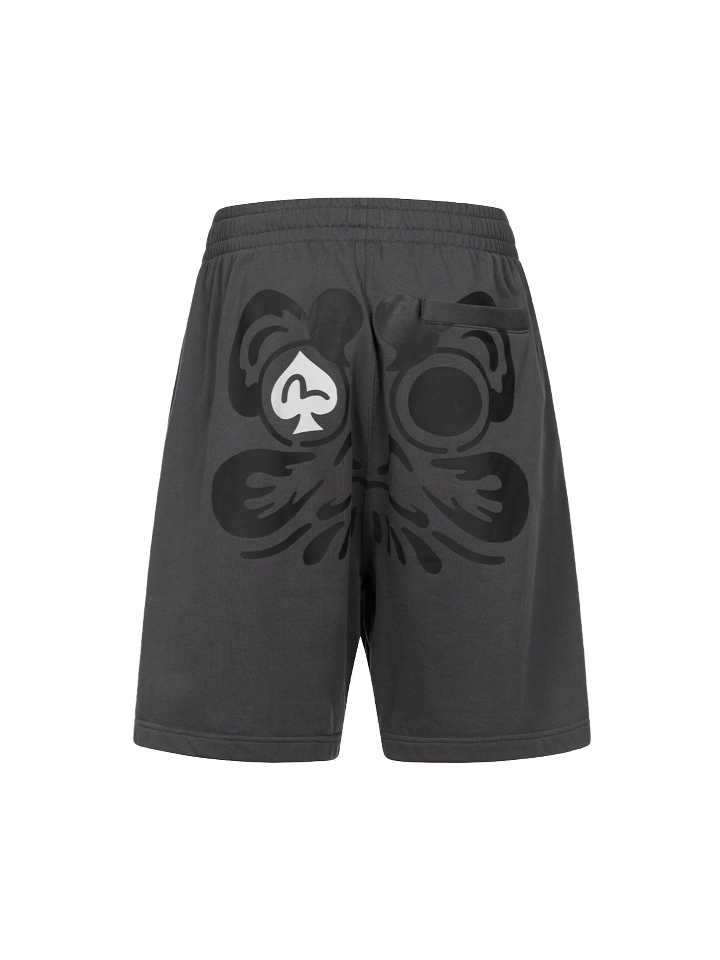Spade Daruma Print Fashion Fit Sweat Shorts