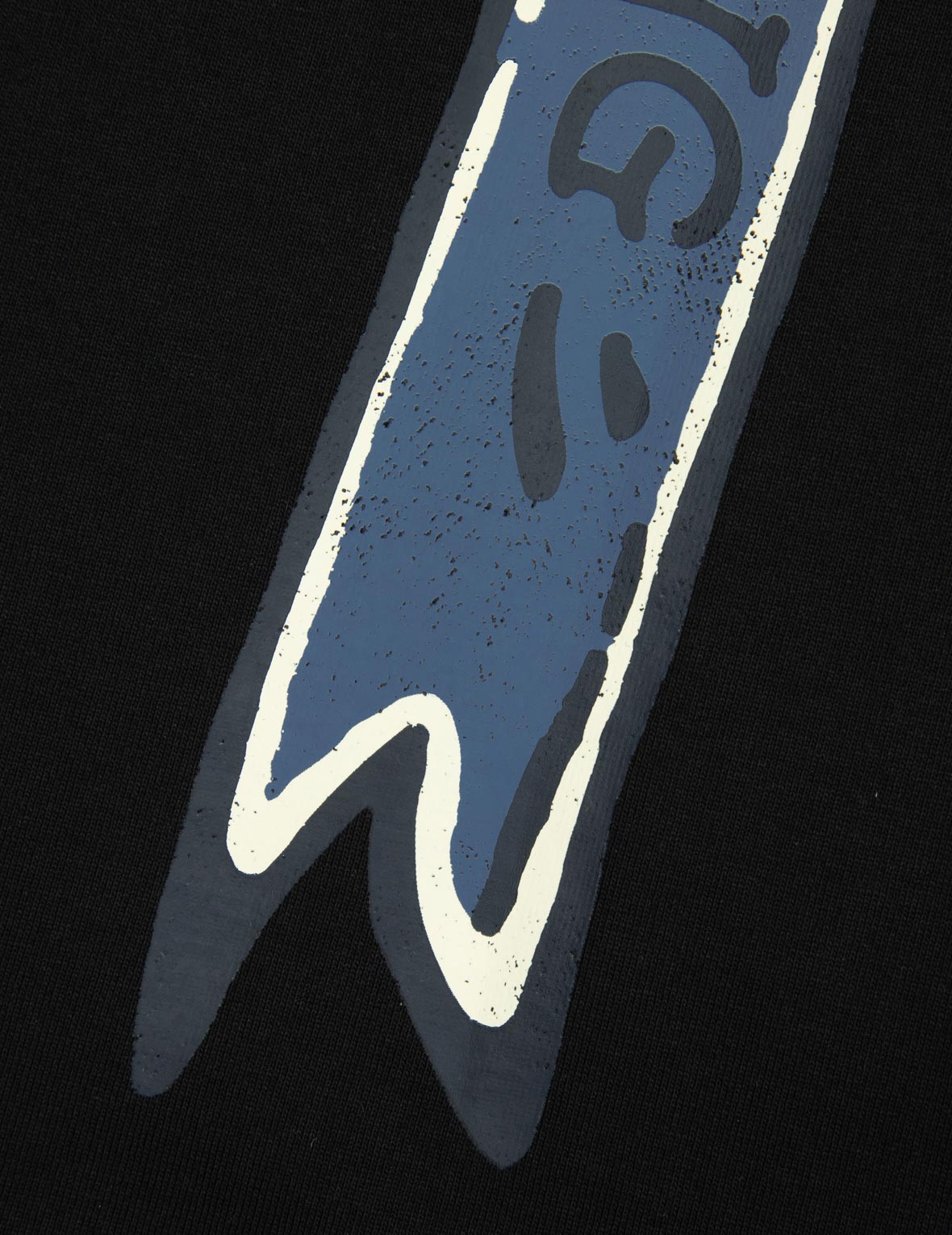 Logo and Ribbon Daicock Print Relax Fit T-shirt