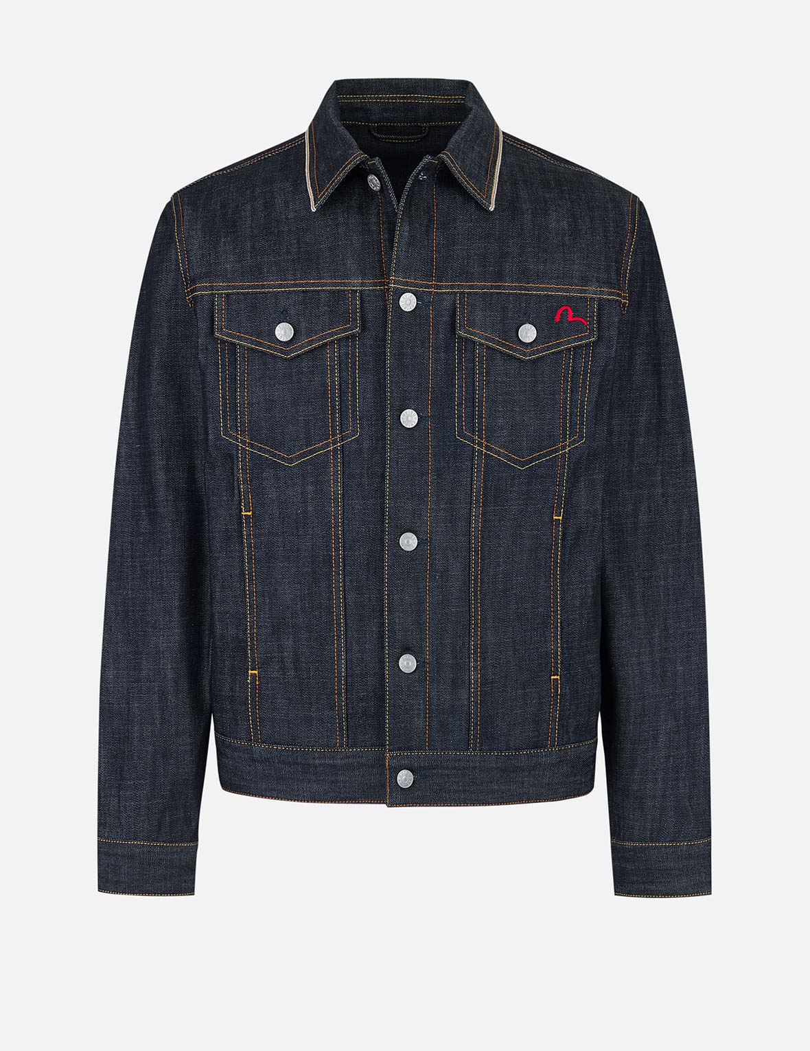 Classic Regular Fit Raw Denim Jacket