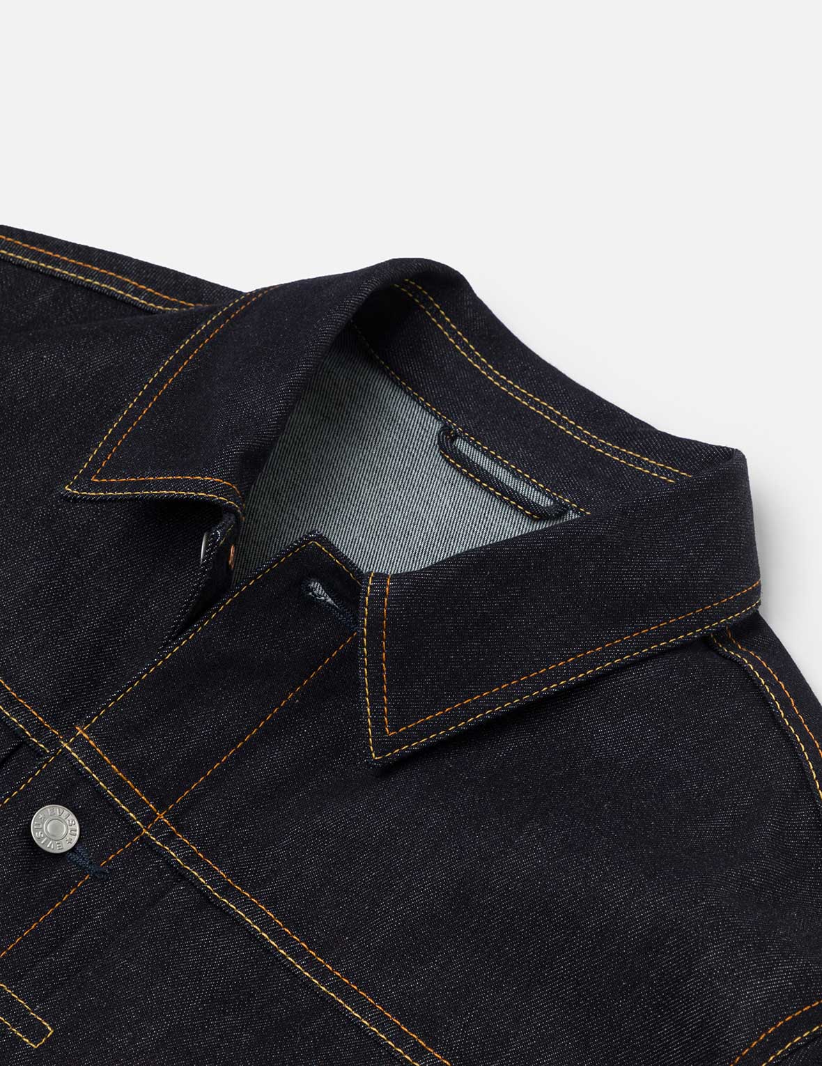 Ecru Seagull Print Relax Fit Denim Jacket