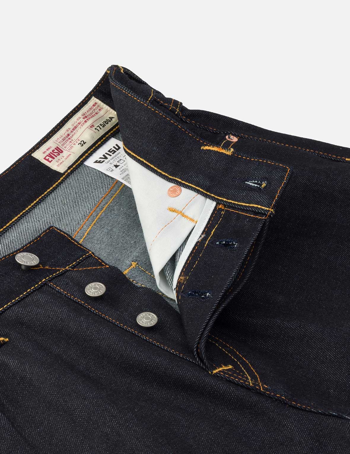 Seagull Embroidery and Slogan Print Regular Fit Denim Shorts