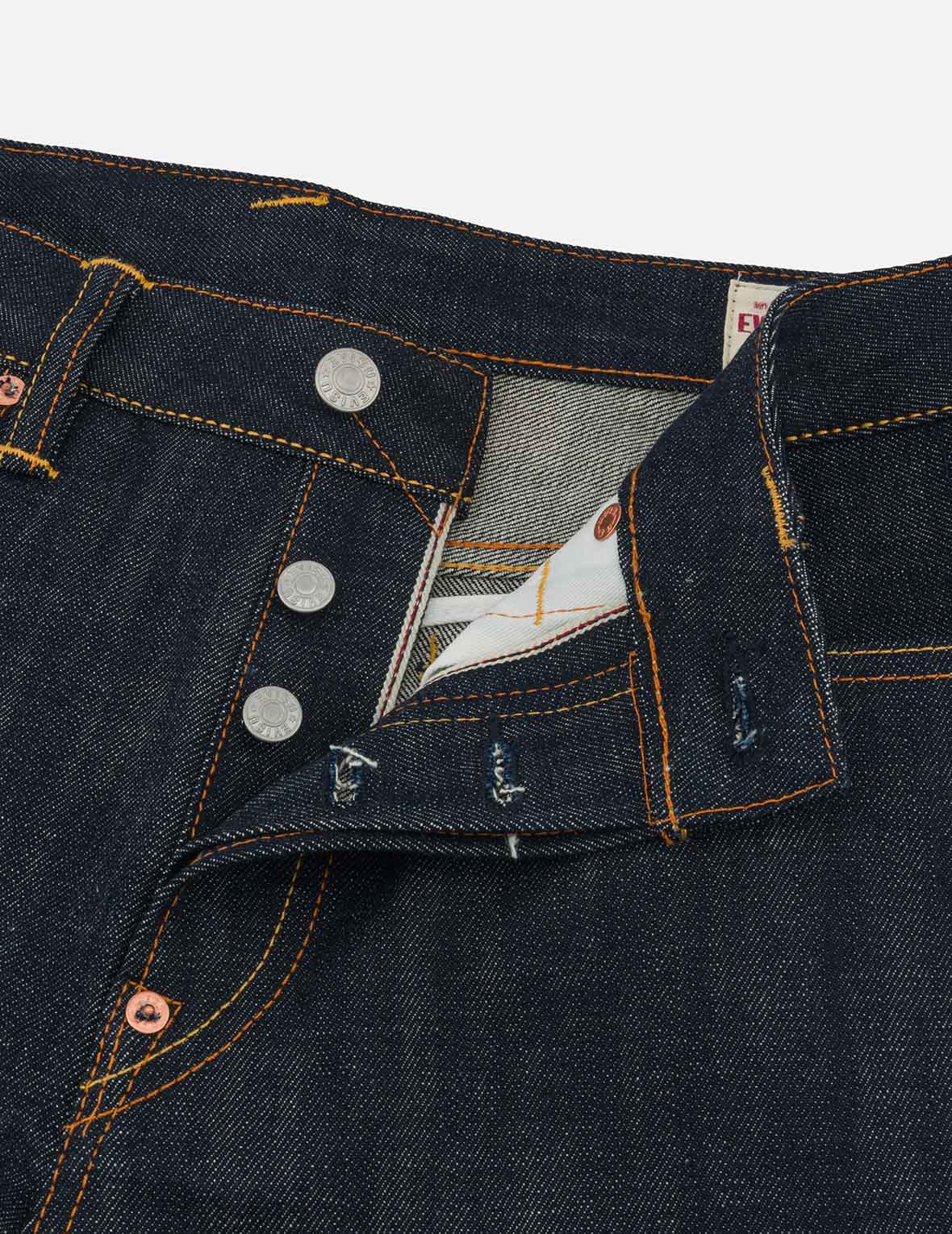 Hakutaku Daicock Embroidery Taper Fit Jeans #2017