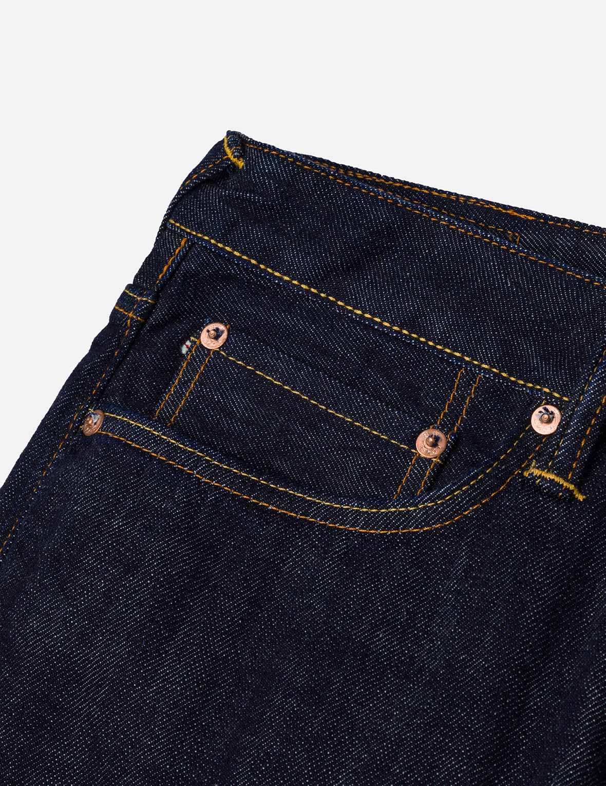 Seagull and Logo Brocade Appliqué Carrot Fit Jeans #2017