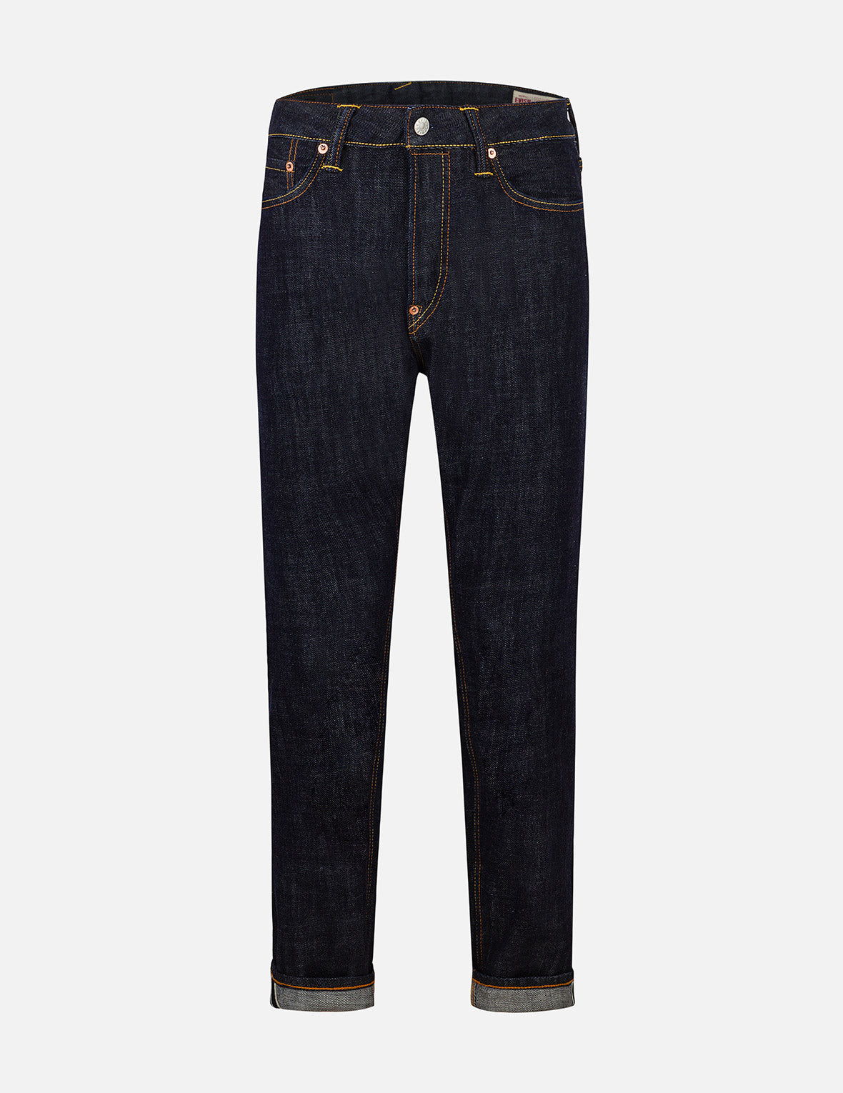 Seagull and Logo Brocade Appliqué Carrot Fit Jeans #2017