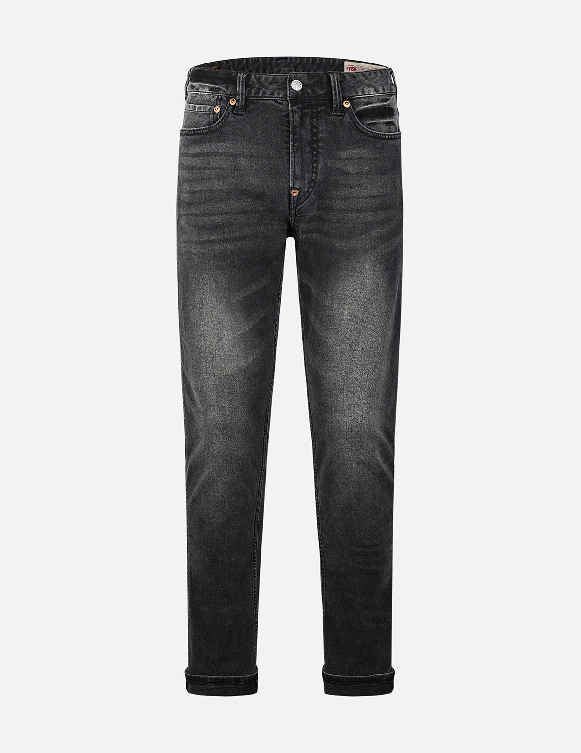 Seagull and Kamon Print Flex Skinny Denim Jeans #2028