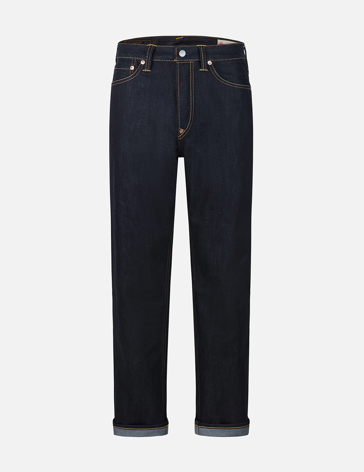Yellow Seagull Print Regular Fit Jeans #2000
