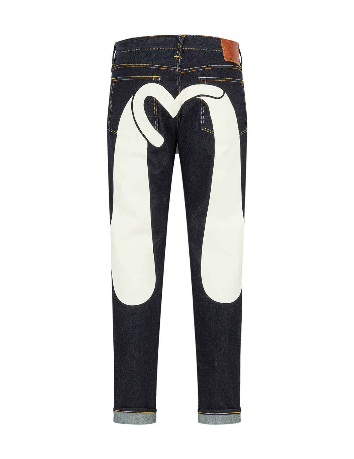 Seagull Daicock Print Taper Fit Jeans #2017