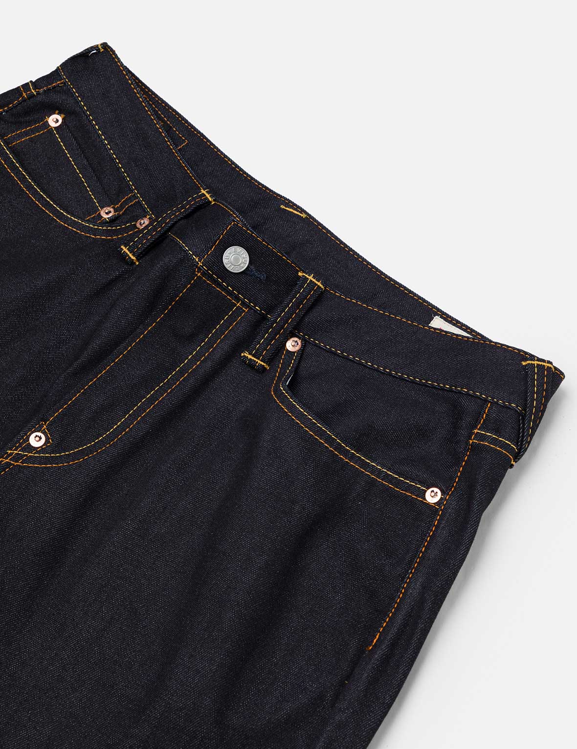 Ecru Seagull Print Taper Fit Jeans #2017