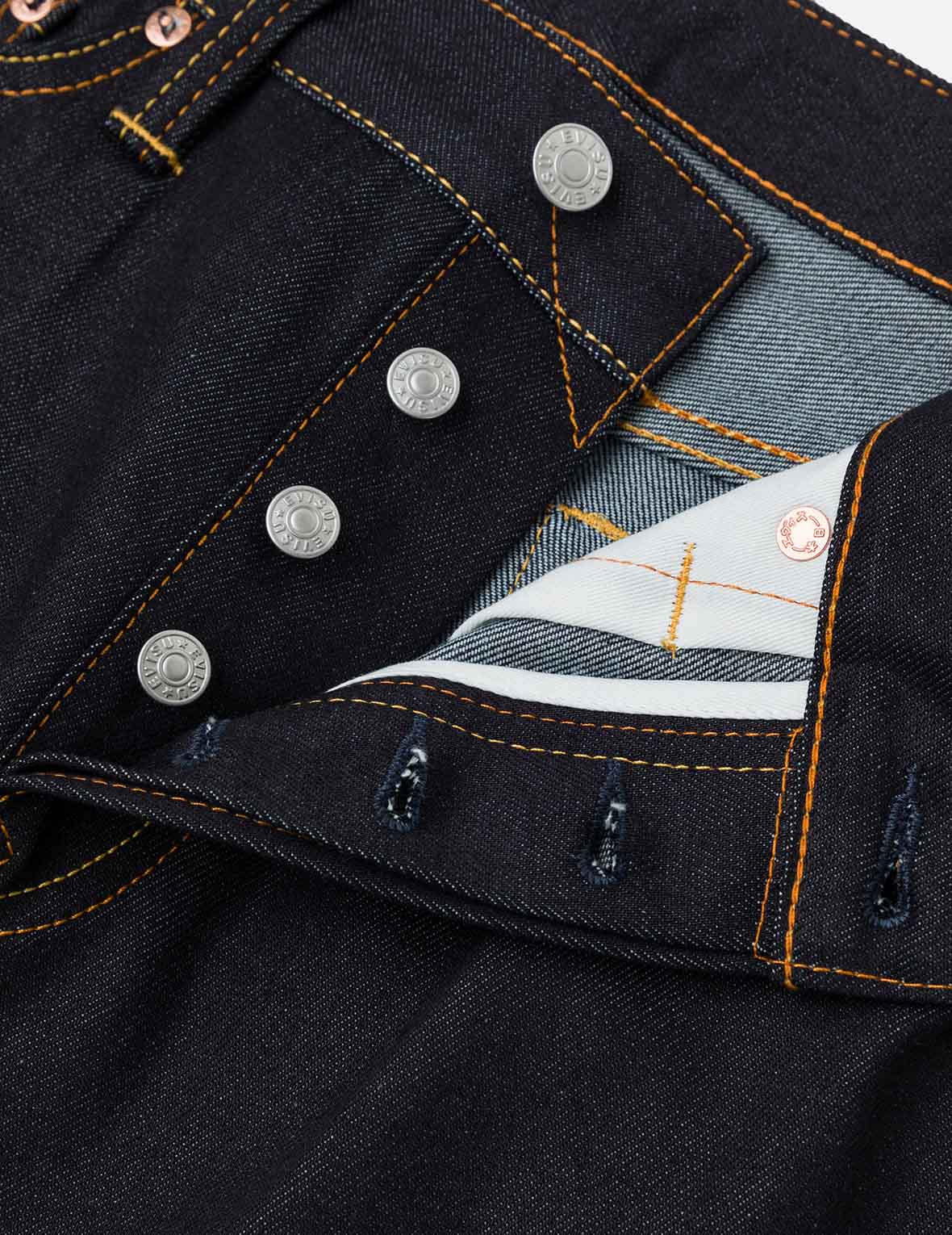 Ecru Seagull Print Taper Fit Jeans #2017