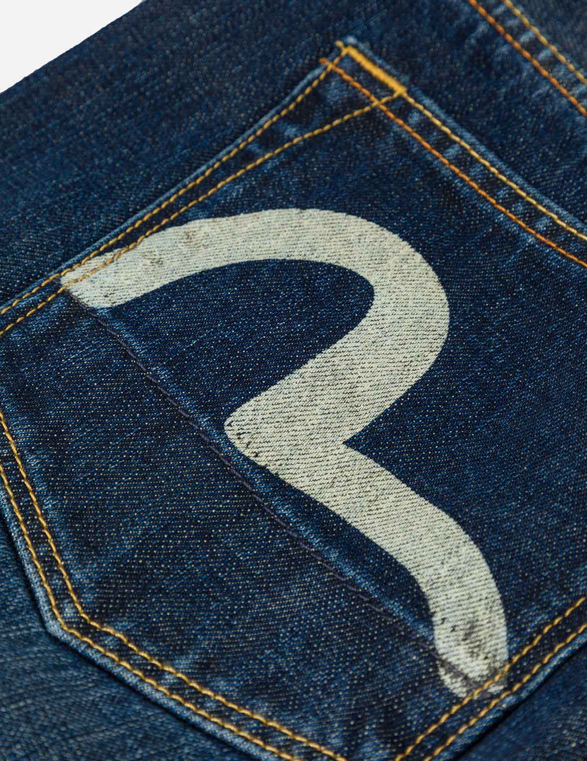 Seagull Print Taper Fit Jeans #2017