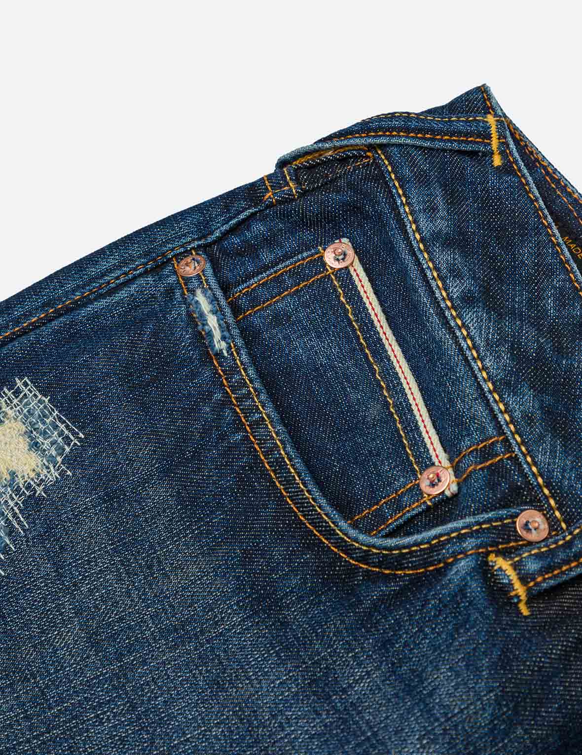 Seagull Print Taper Fit Jeans #2017