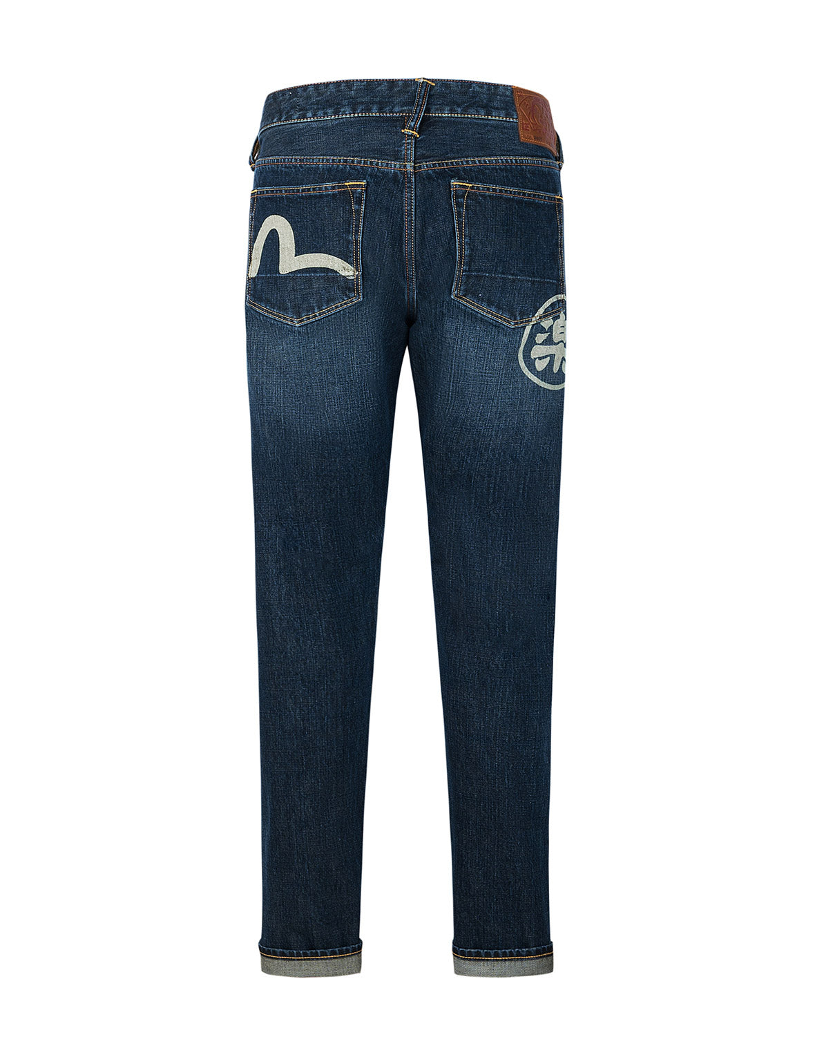 Seagull Print Taper Fit Jeans #2017