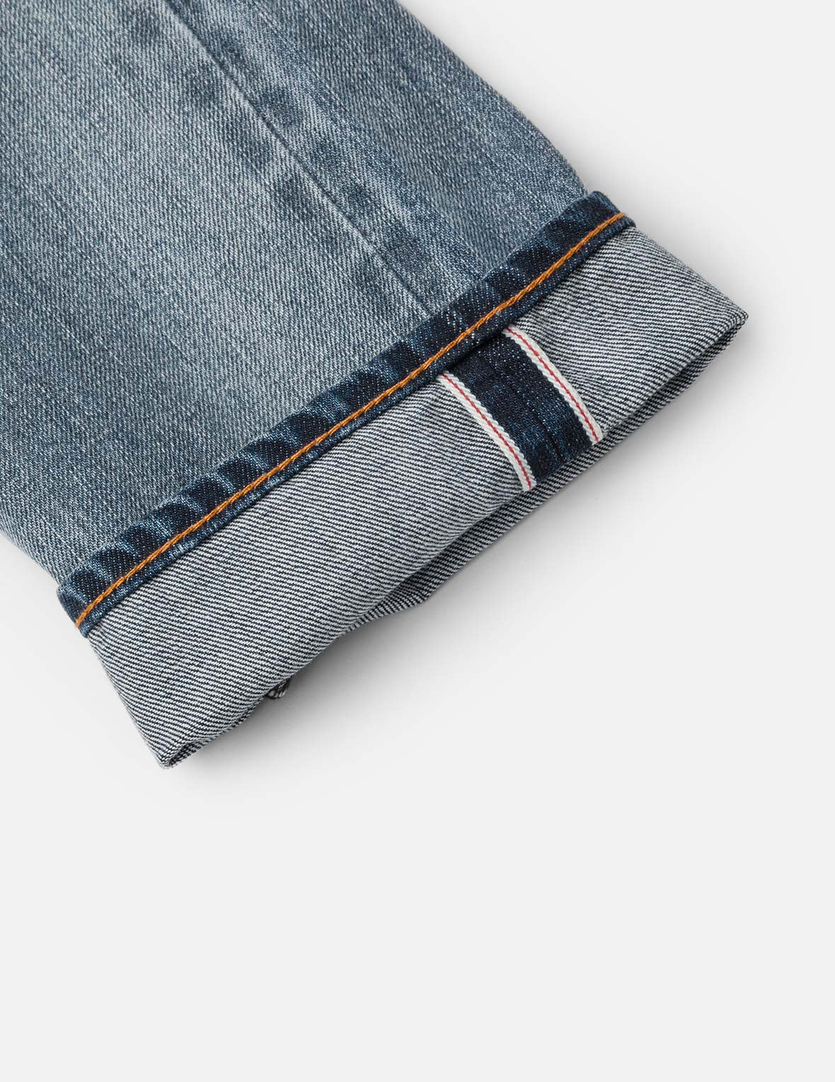 White Seagull Daicock Print Taper Fit Jeans #2017