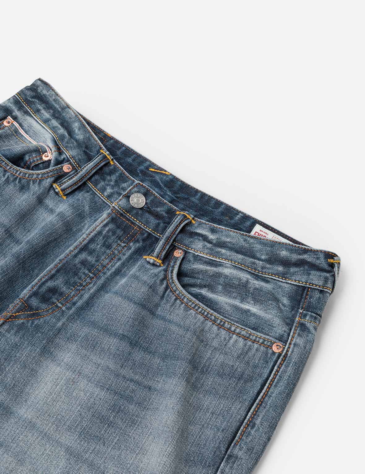 White Seagull Daicock Print Taper Fit Jeans #2017