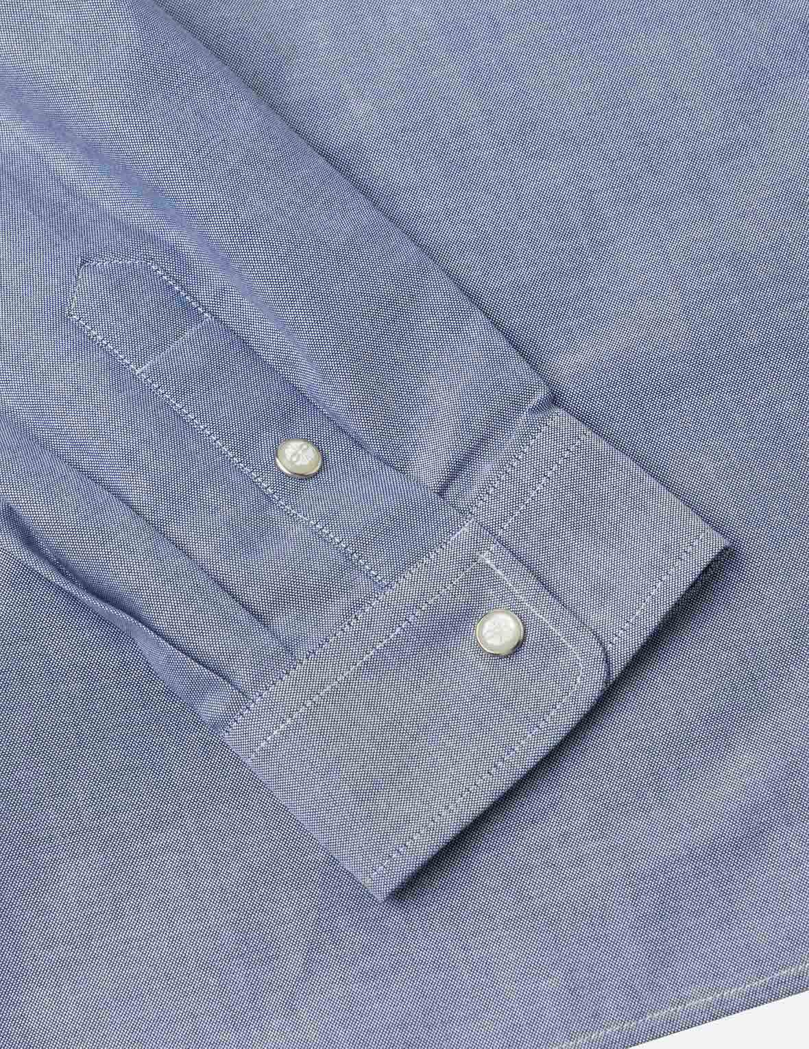 Half Kamon Embroidery and Print Relax Fit Shirt