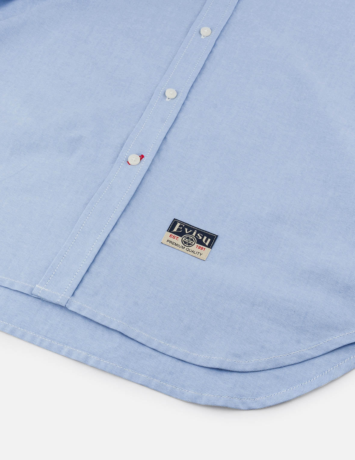 Seagull Embroidery Relax Fit Long Sleeve Oxford Shirt