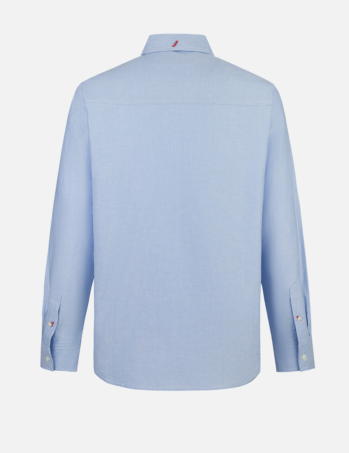 Seagull Embroidery Relax Fit Long Sleeve Oxford Shirt
