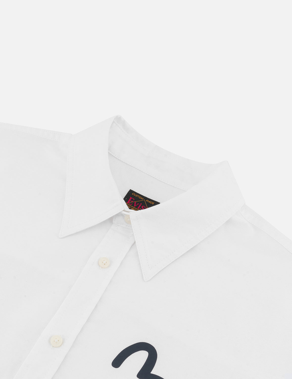 Seagull Embroidery Relax Fit Long Sleeve Oxford Shirt