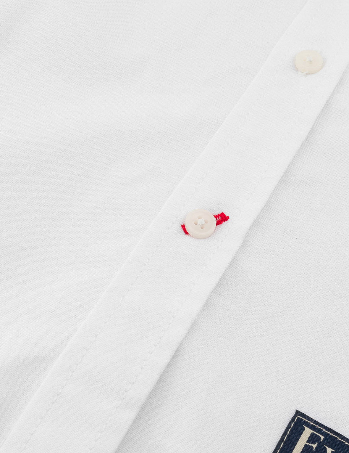 Seagull Embroidery Relax Fit Long Sleeve Oxford Shirt