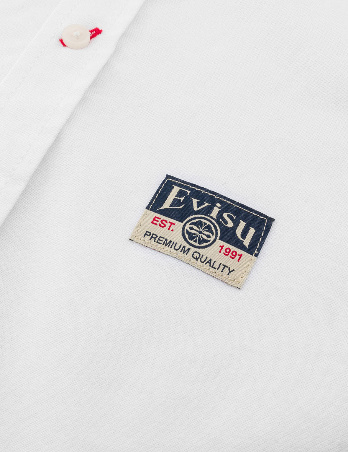 Seagull Embroidery Relax Fit Long Sleeve Oxford Shirt