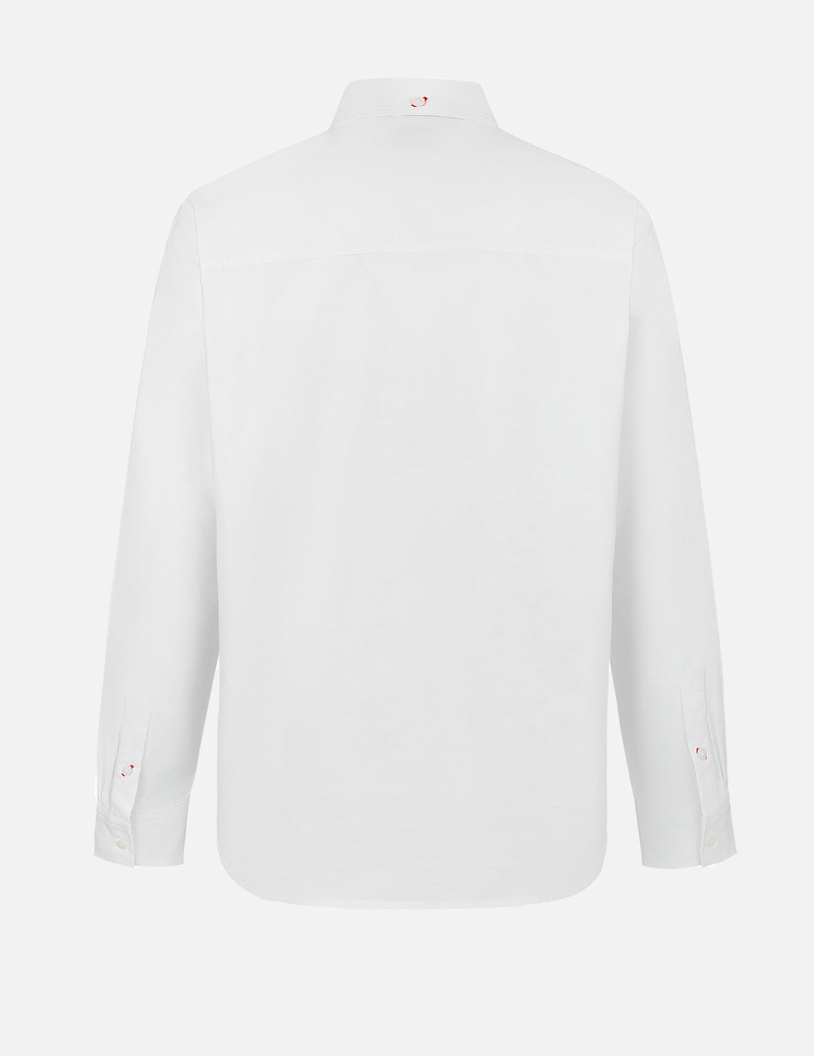 Seagull Embroidery Relax Fit Long Sleeve Oxford Shirt