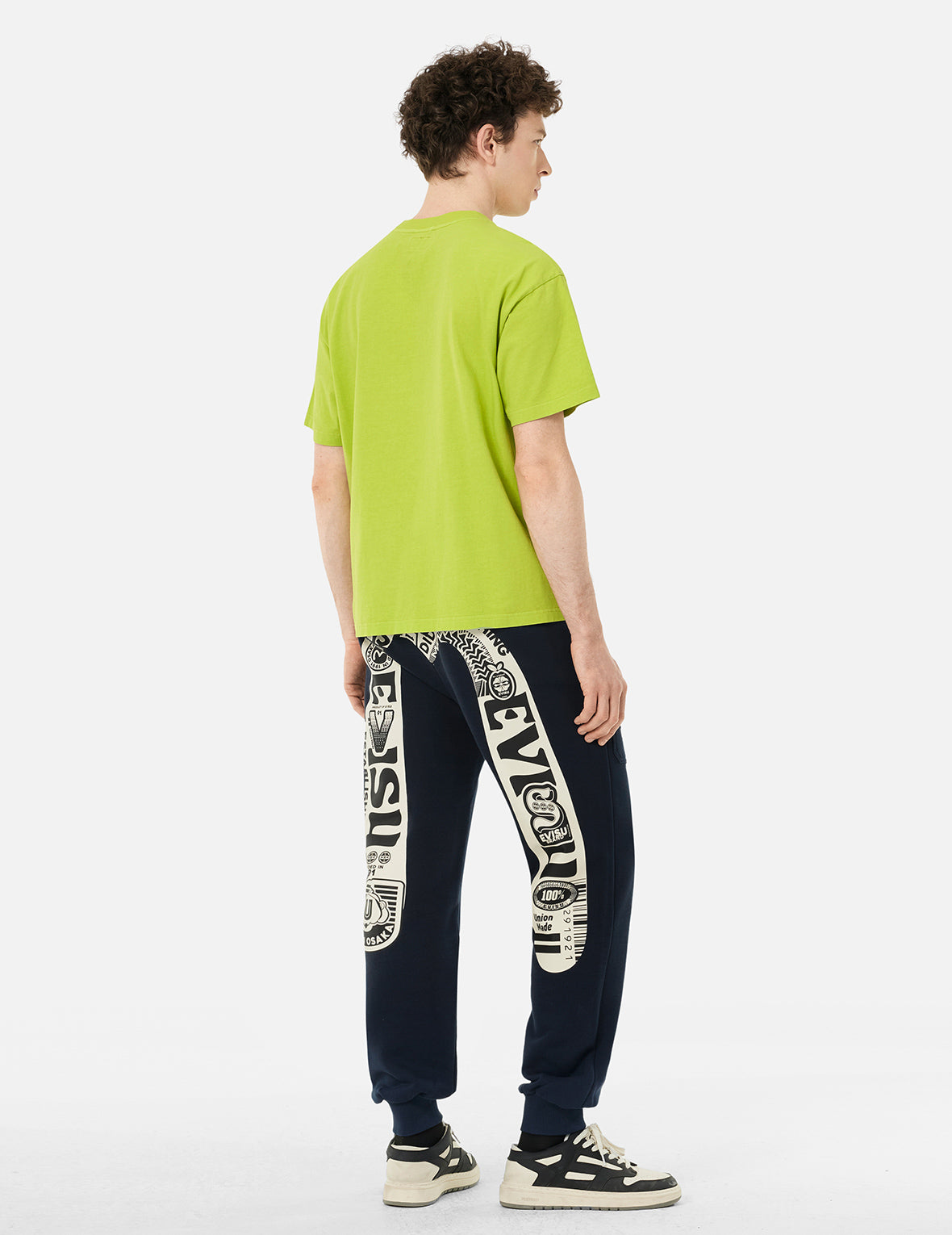 Logo and Daicock Print Relax Fit Sweatpants