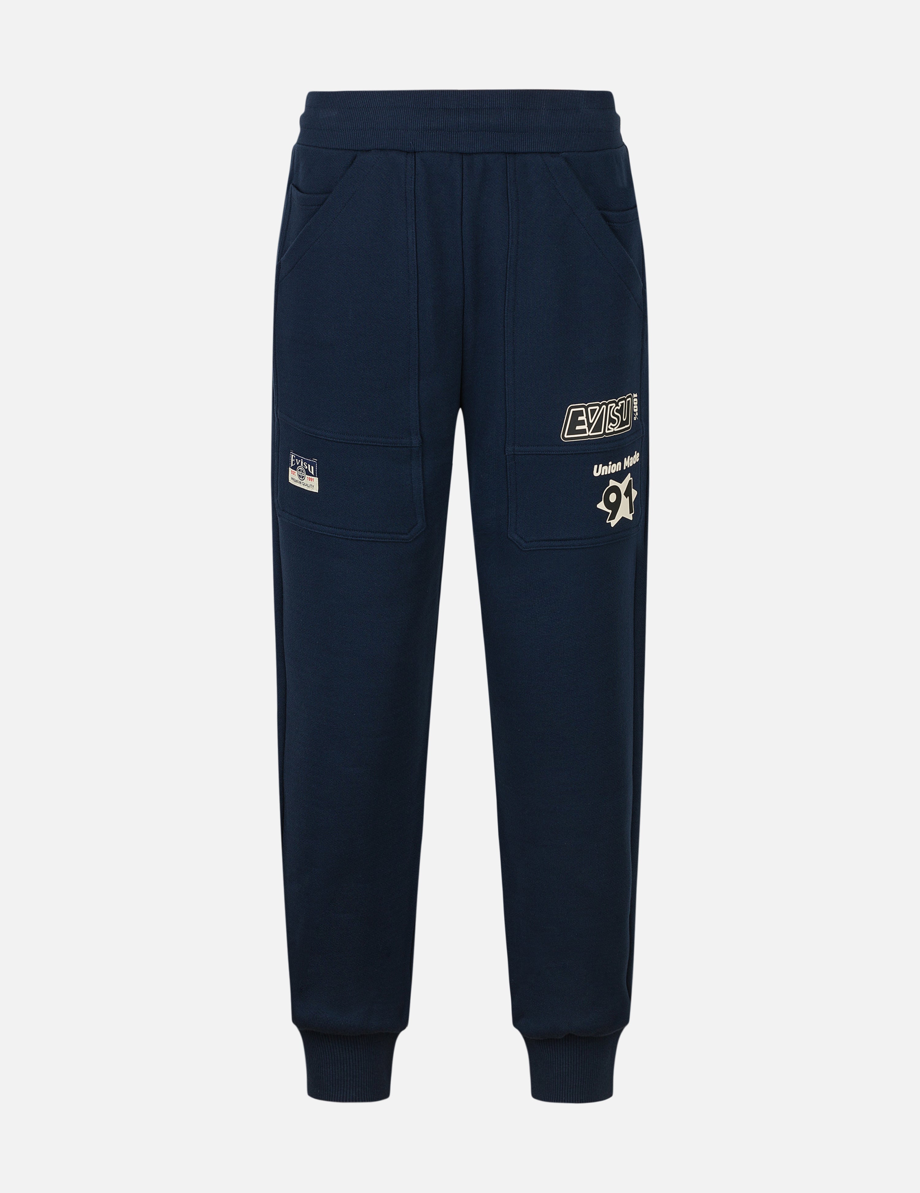Logo and Daicock Print Relax Fit Sweatpants