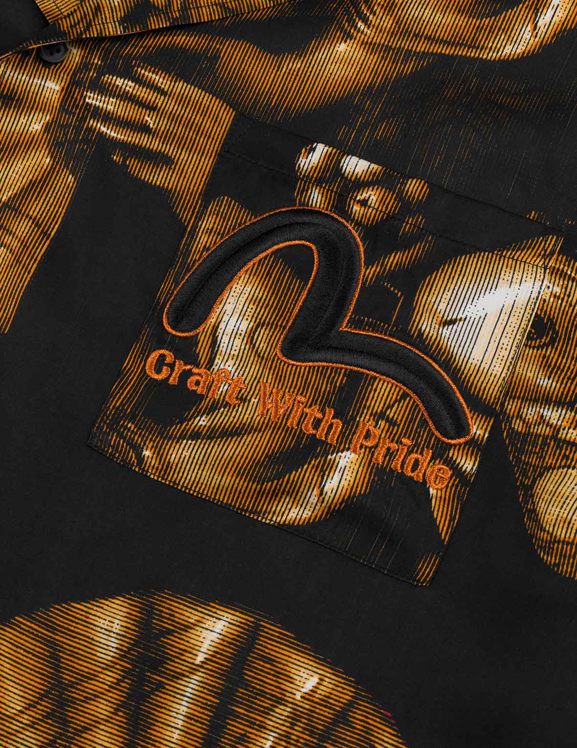 Allover Godhead Print Boxy T-shirt