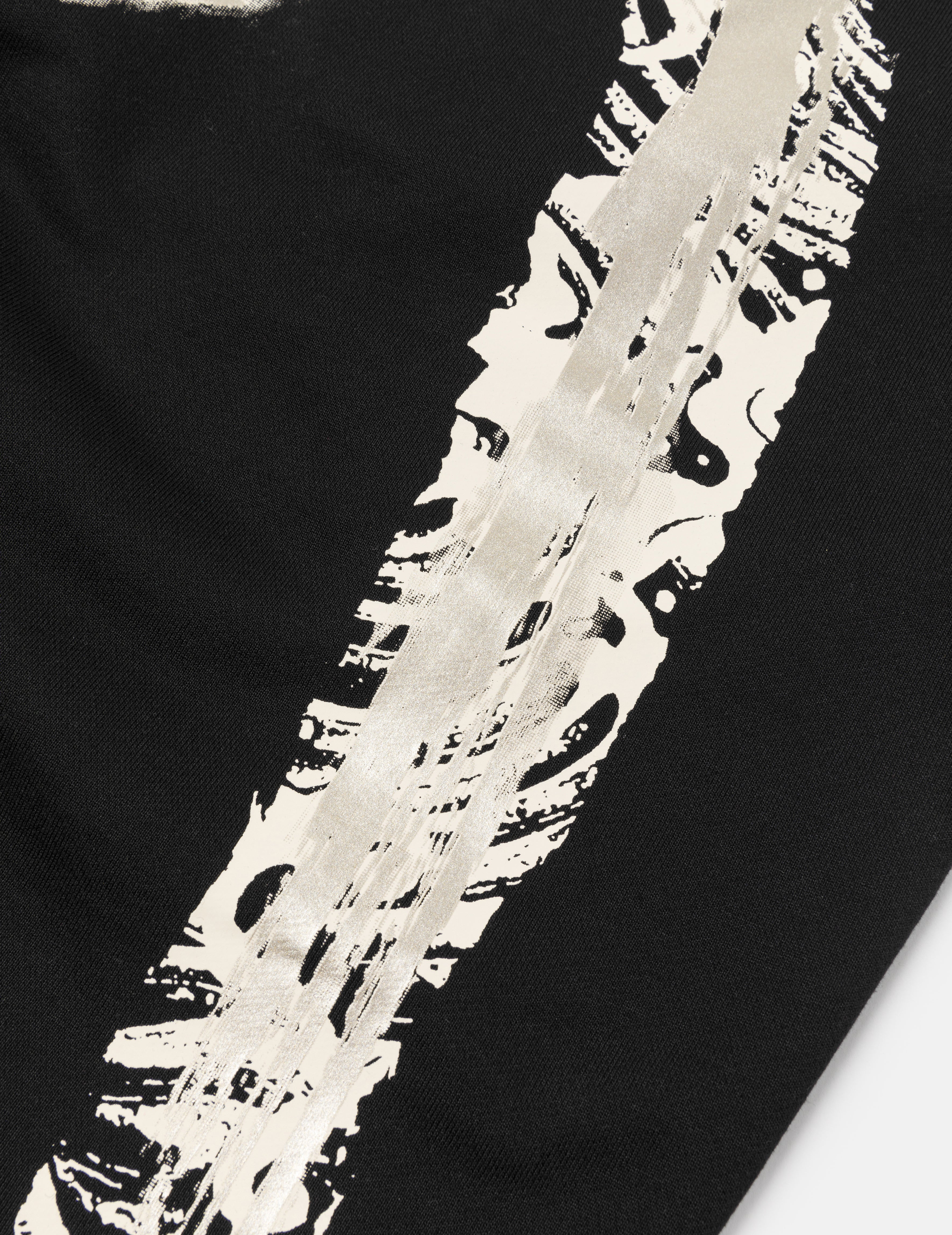 Artistic Brush Daicock Print Regular Fit Sweatshorts
