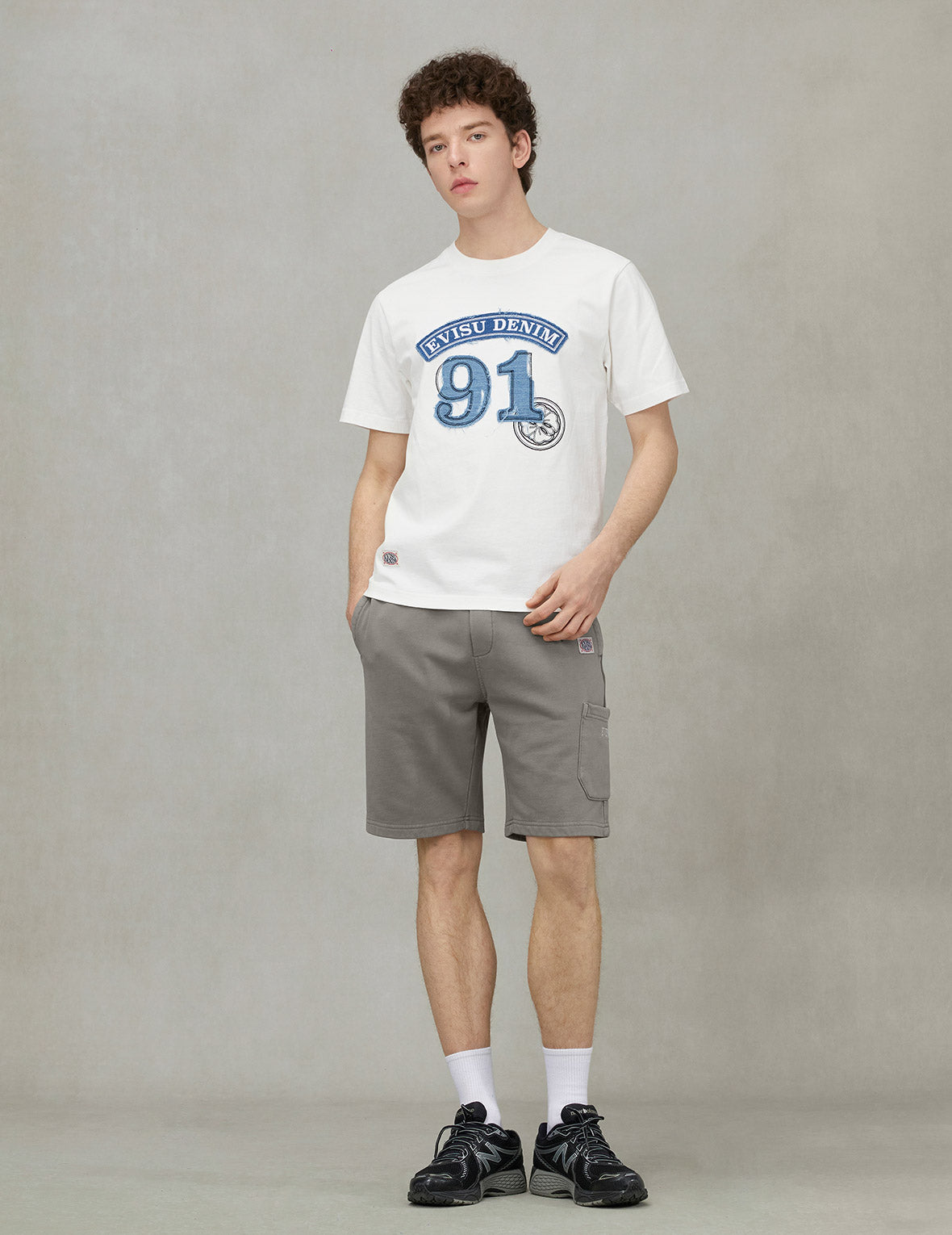 Godhead Print Relax Fit Sweat Shorts