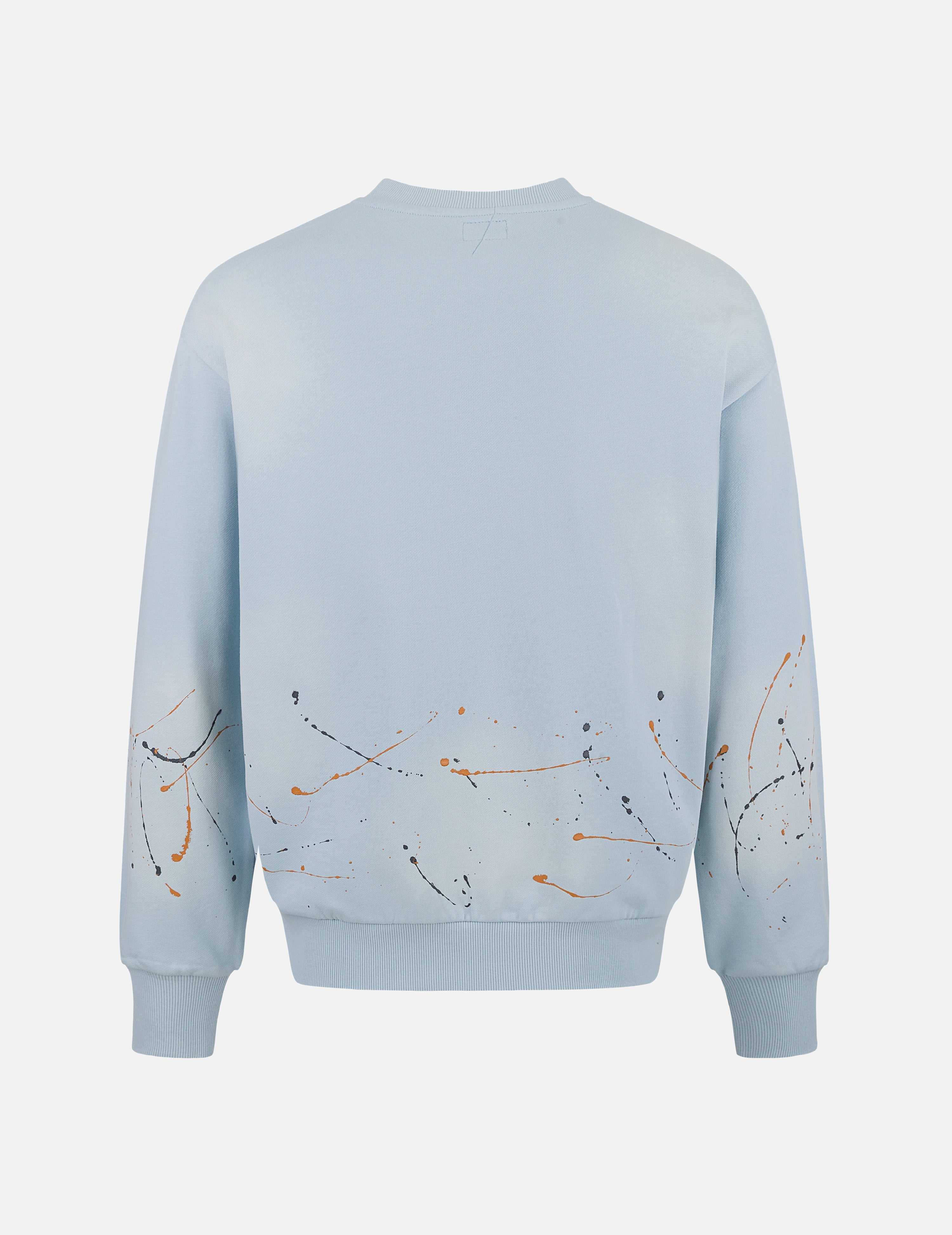 Logo and Seagull Print Relax Fit Sweatshirts