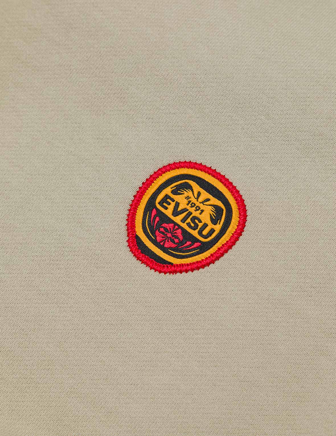 Daruma and Logo Embroidery Relax Fit Sweatshirt