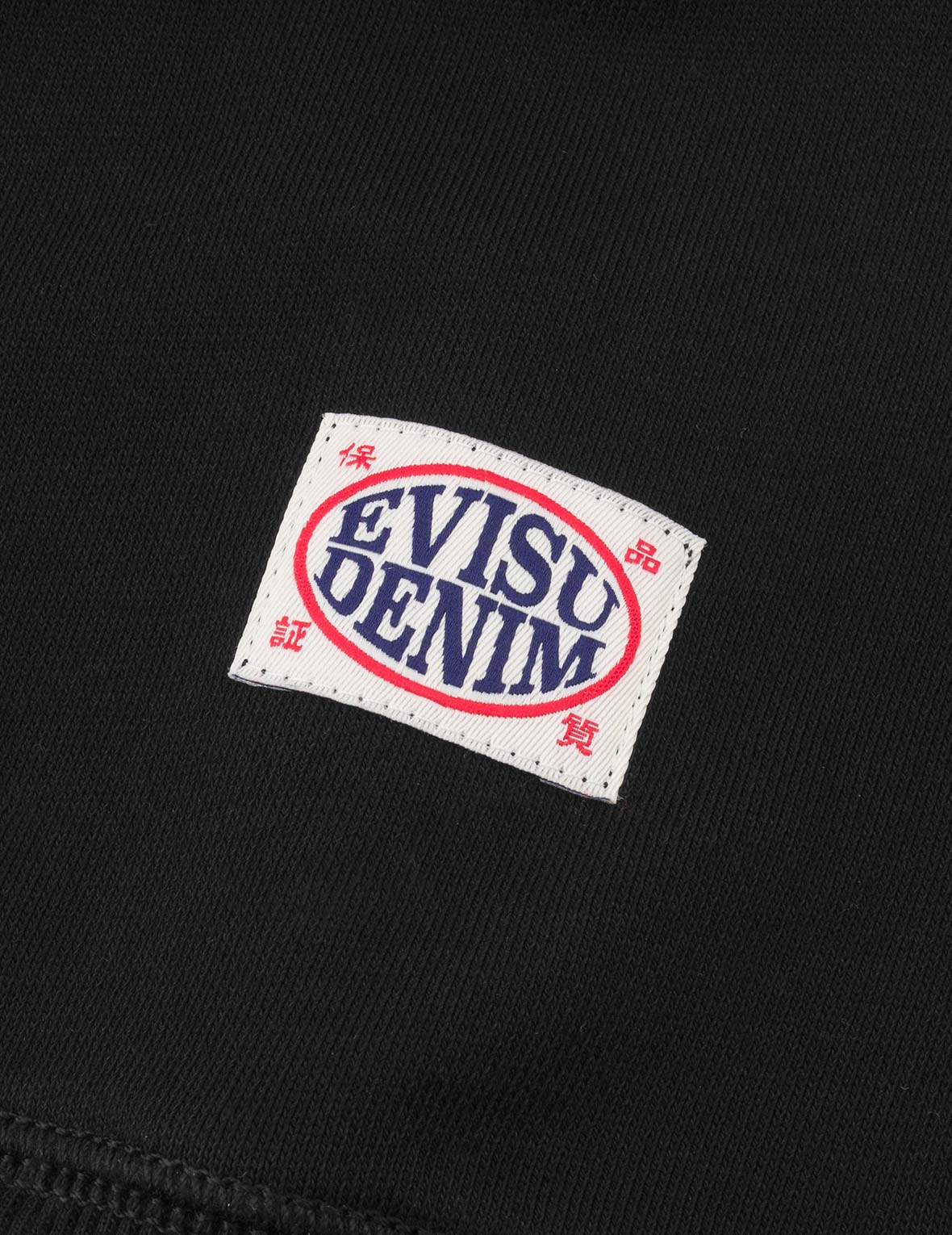 Slogan Print with Godhead Patch Embroidery Relax Fit Hoodie