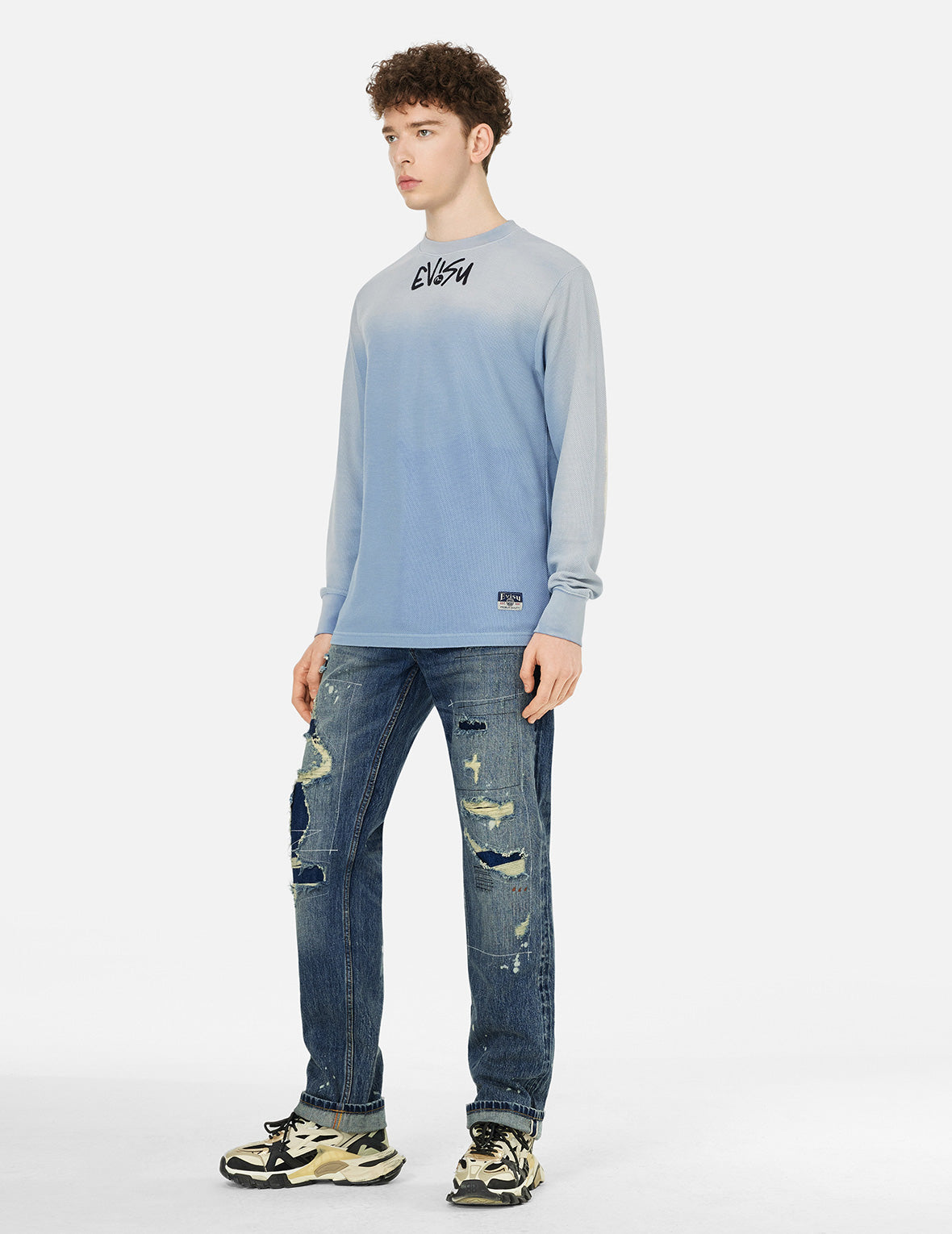 Logo and Daicock print Relax Fit Sweatshirt