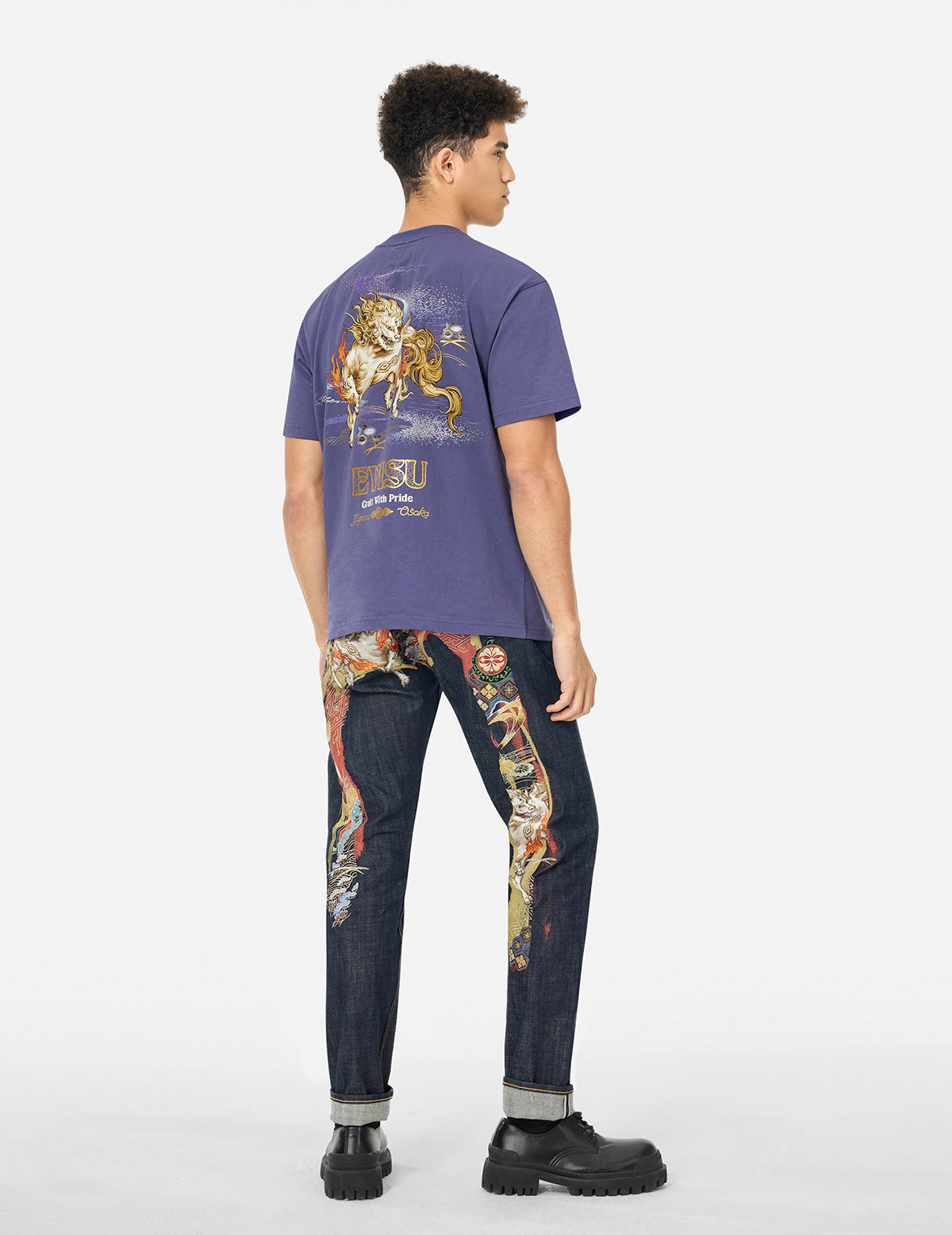 Hakutaku Print Relax Fit T-Shirt