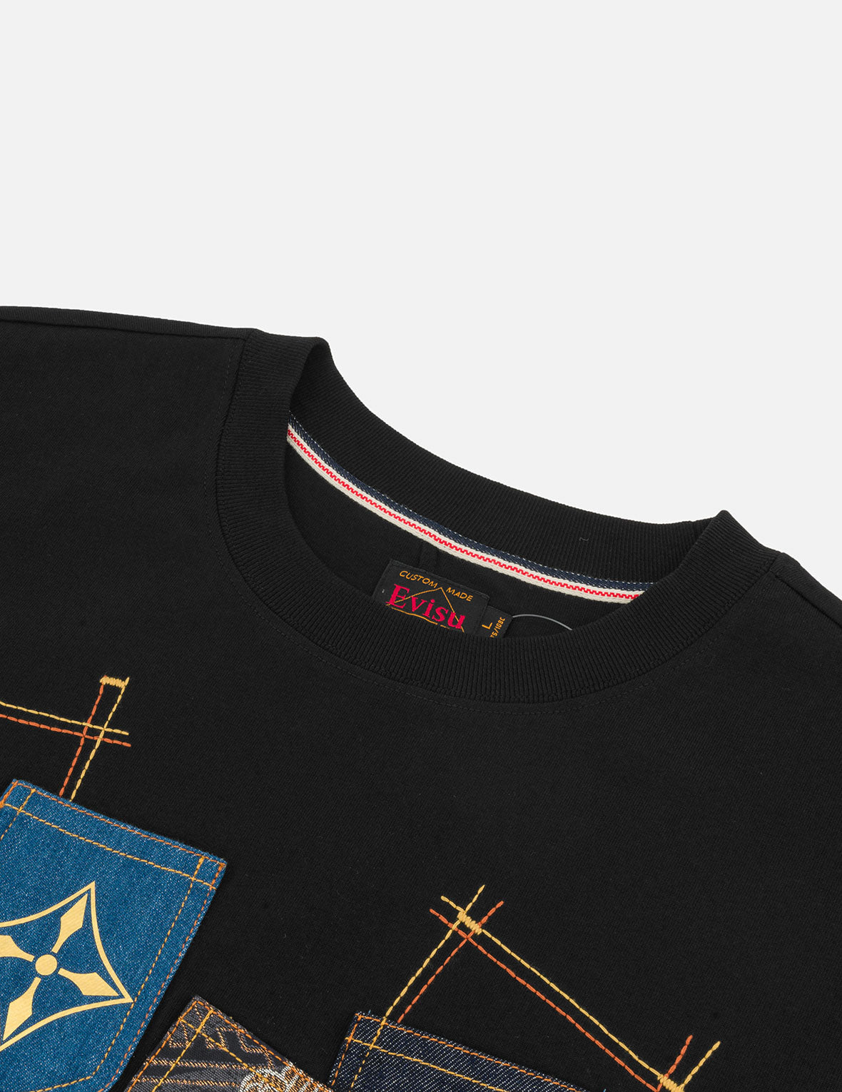 Multi-Pocket and Multi-Print Relax Fit T-shirt