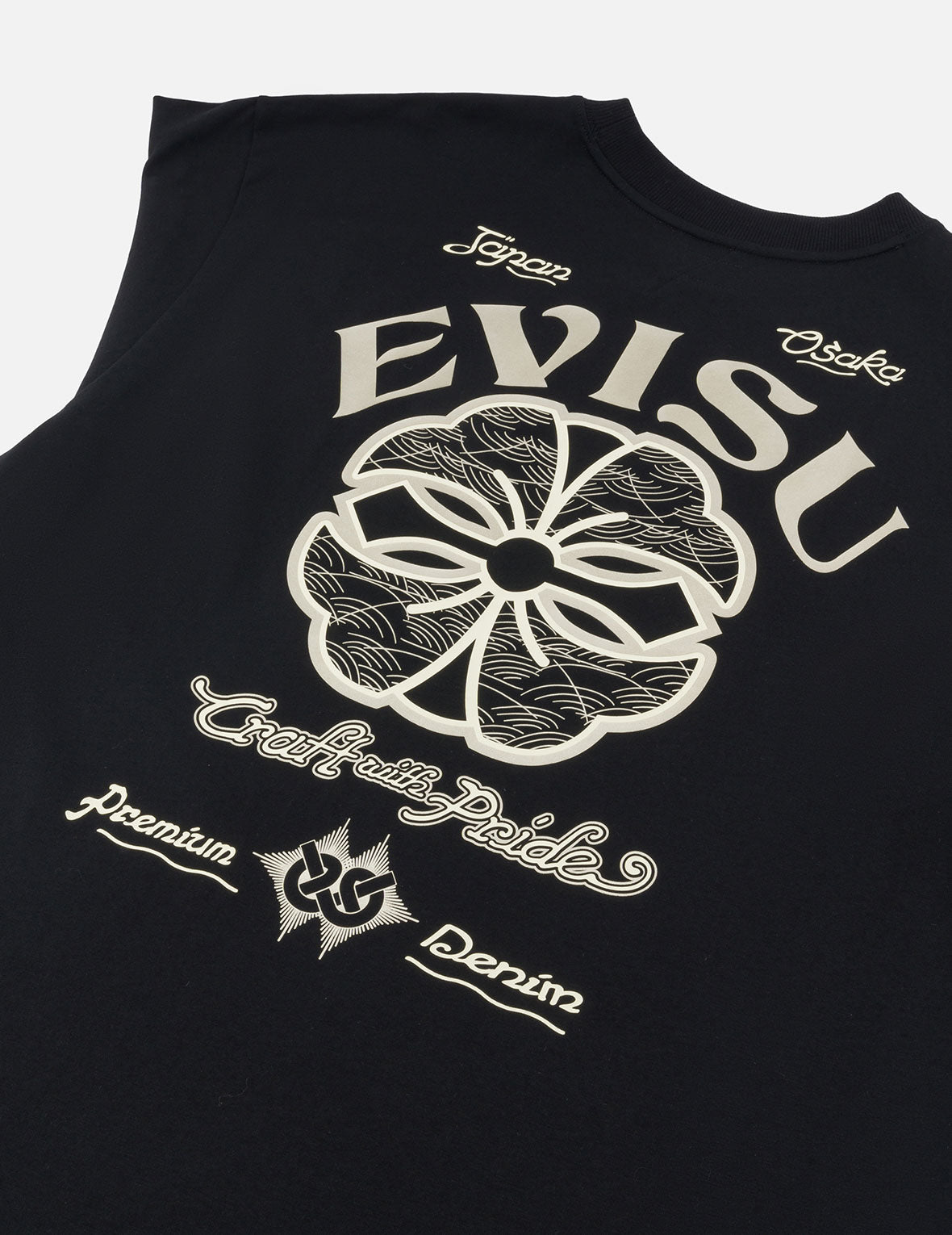 Kamon and Logo Print Relax Fit T-shirt
