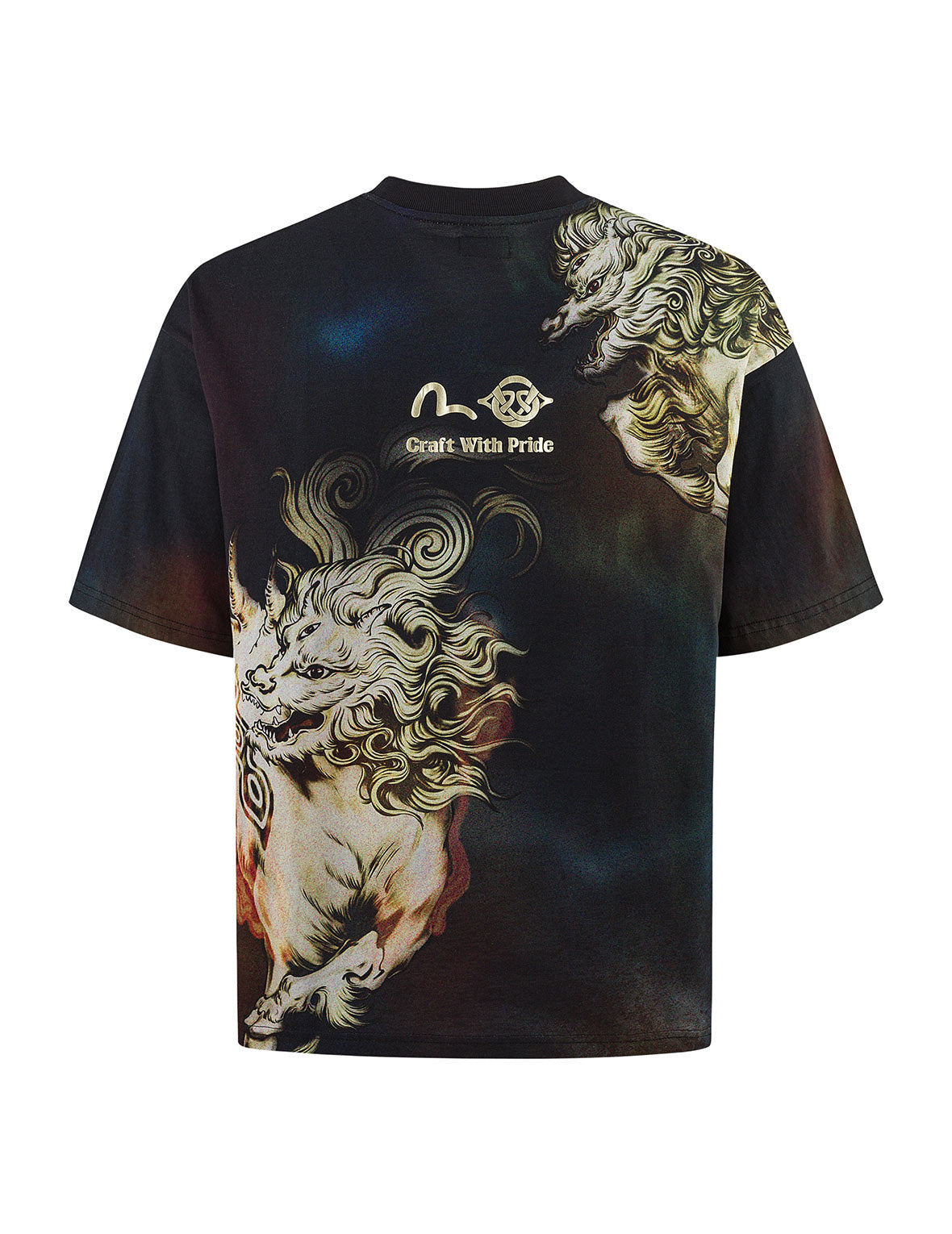 Hakutaku Print Loose Fit T-Shirt