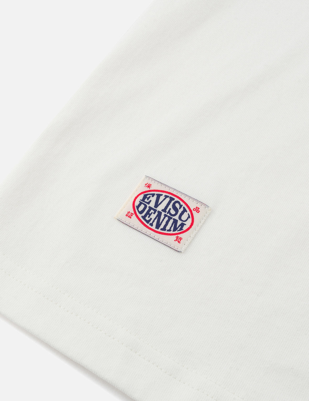 Slogan Print with Godhead Appliqué Embroidery Regular Fit T-Shirt