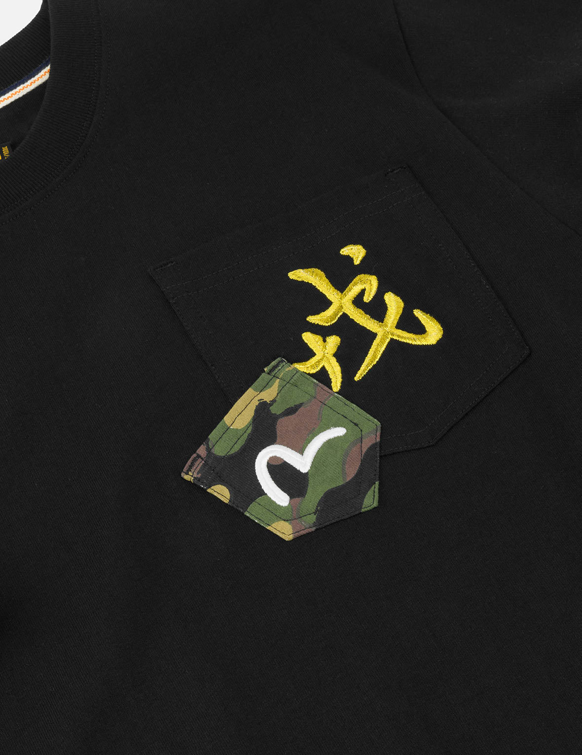 Godhead and Map Print Regular Fit T-Shirt